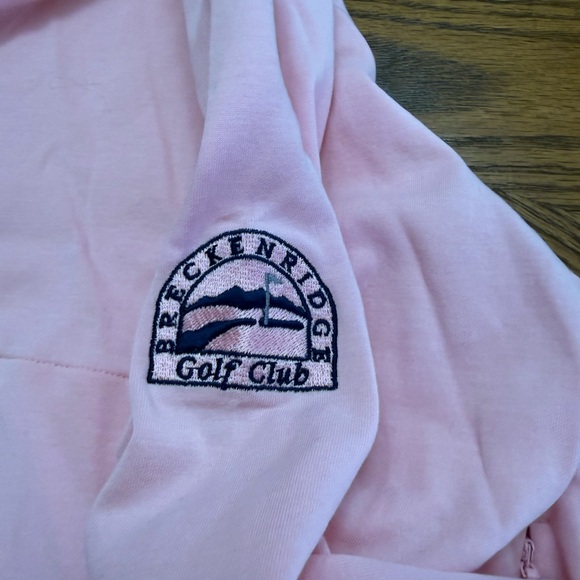 Swannies Golf Light Pink Hooded Sweatshirt - Picture 3 of 5
